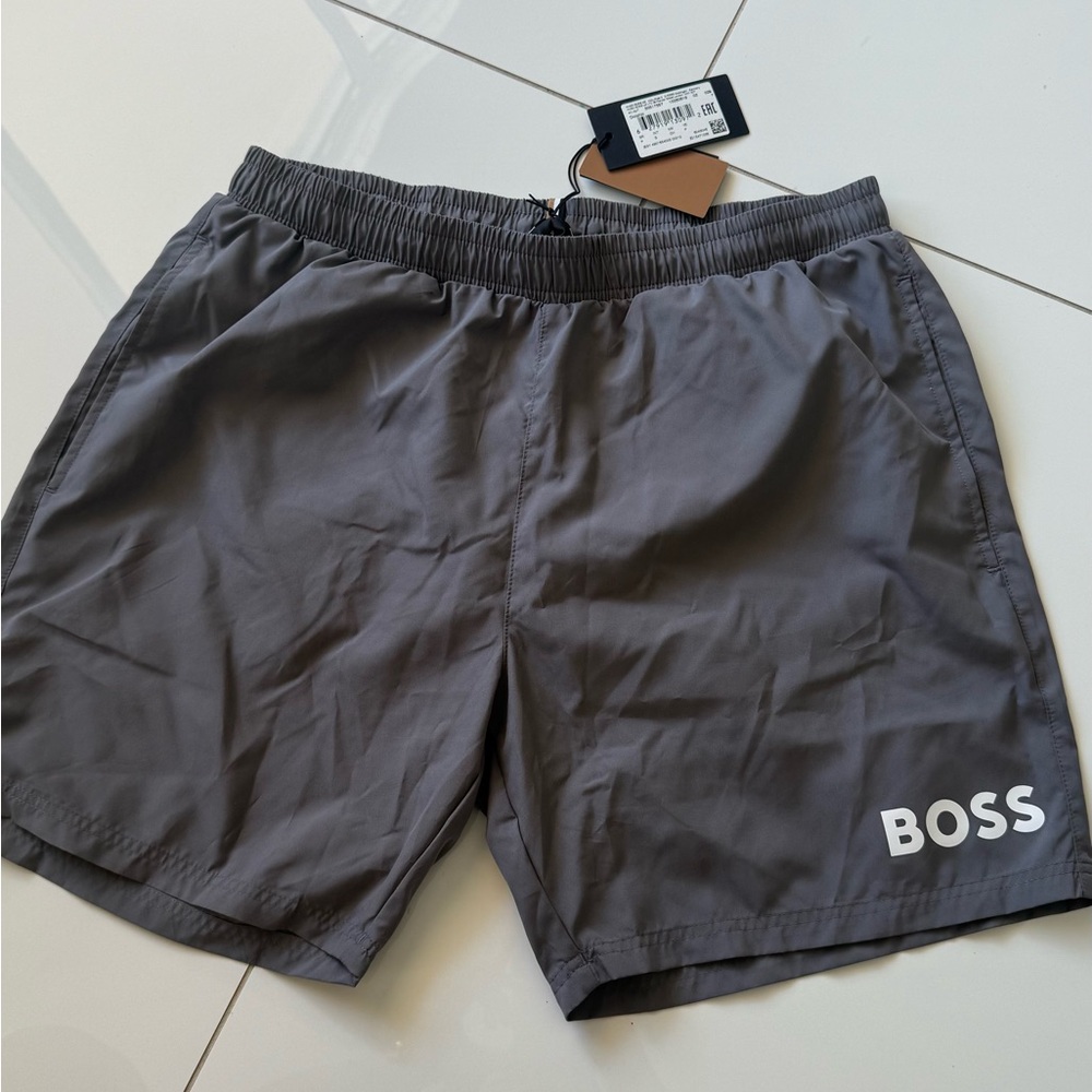 Hugo Boss Men's Athletic Gray Shorts